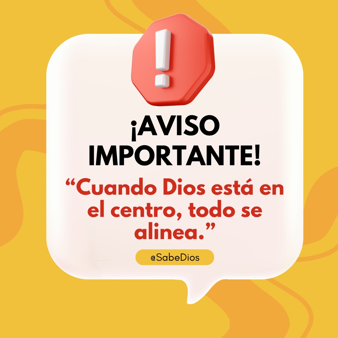 Cuando Dios Está en el Centro, Todo Se Alinea